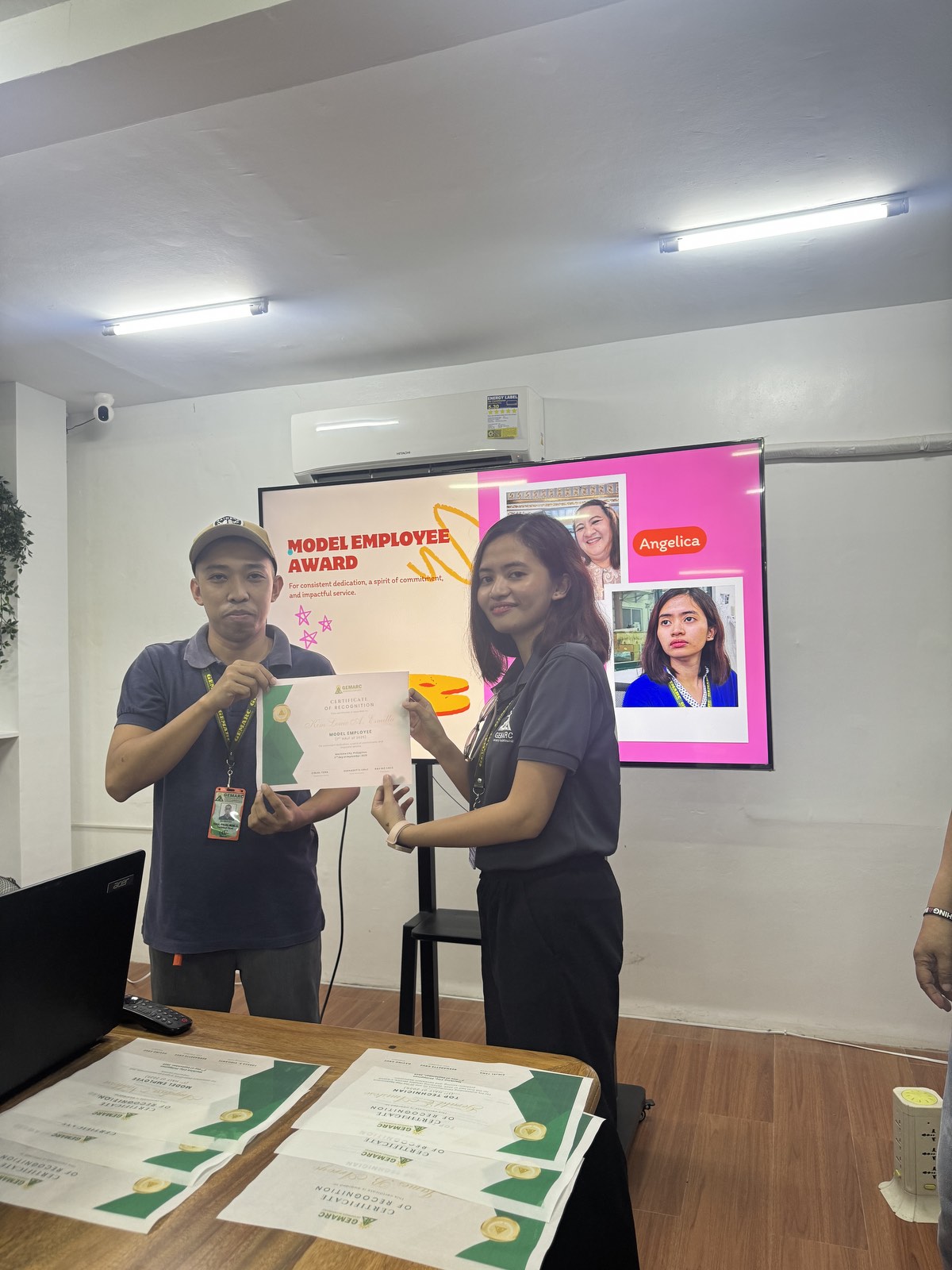 Employee Recognition Ceremony